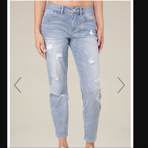 bebe Denim - New Bebe relaxed girlfriend jeans